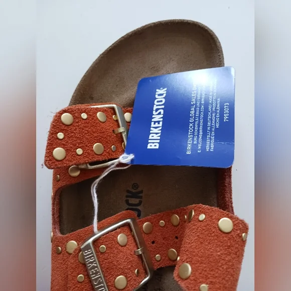 NWT BIRKENSTOCK Genuine Leather Sandals Size EU 40, US 9, 26 cm, Men 7